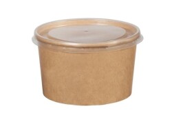 16 oz Karton Çorba Kasesi Kapağı Sıcak - 2