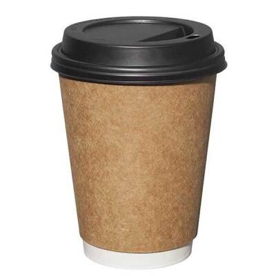 16 oz Kraft Double Wall Karton Bardak - 2