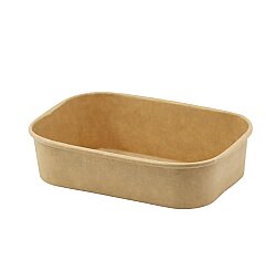 20 Oz Kraft Karton Dikdörtgen Kase 500 cc - AMBALAJ SEPETİM