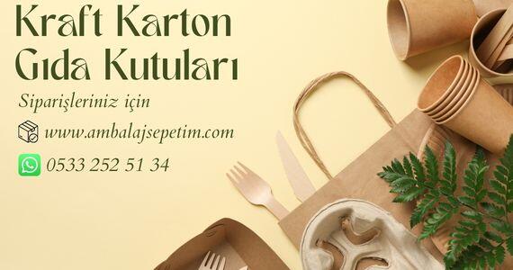 Kraft Karton Gıda kutuları