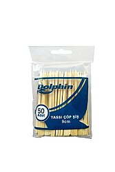 Bambu Yassı Çöp Şiş 9 Cm - DOLPHİN