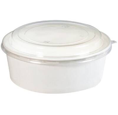Beyaz Karton Salata Kasesi 1100 ML - 2