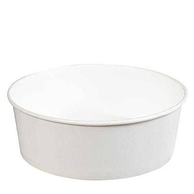 Beyaz Karton Salata Kasesi 1300 ML - 1