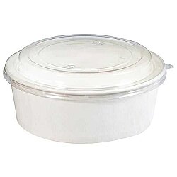 Beyaz Karton Salata Kasesi 1300 ML - 2