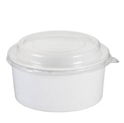 Beyaz Karton Salata Kasesi 750 ML - 2