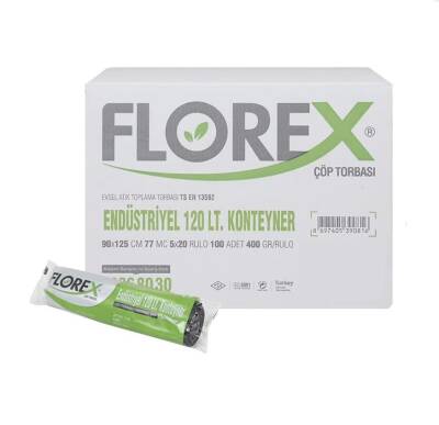 Endüstriyel 120 Lt Konteyner Çöp Torbası 90x125 Cm - 1
