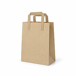 Kağıt Saplı Kraft Çanta 22x24x10 Cm - AMBALAJ SEPETİM