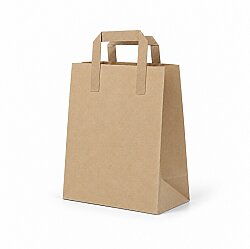 Kağıt Saplı Kraft Çanta 25x28x14 Cm - AMBALAJ SEPETİM