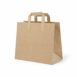 Kağıt Saplı Kraft Çanta 27x29x16 Cm - AMBALAJ SEPETİM