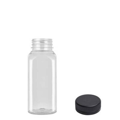 Kapaklı PET Kare Şişe 250 ml - 1