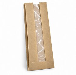 Kese Kağıdı Şamua Pencereli 15x40x8 Cm - AMBALAJ SEPETİM