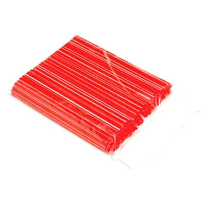 Kokteyl Pipeti Kırmızı 19 Cm - 2
