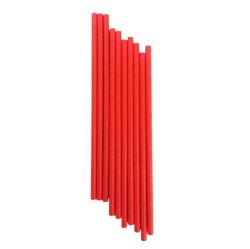 Kokteyl Pipeti Kırmızı 22 Cm - AMBALAJ SEPETİM