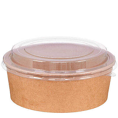 Kraft Karton Salata Kasesi 1100 ML - 2