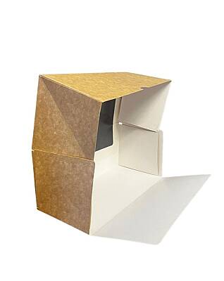 Kraft Turta Kutu Pencereli 25x12x11 Cm - 2