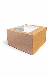 Kraft Turta Kutu Pencereli 30,5x30,5x13 Cm - 2