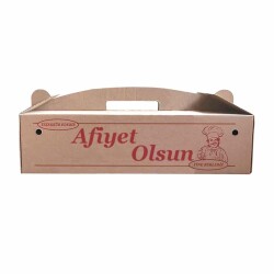 Kutu Lahmacun Saplı Büyük 19x40x10 Cm - AMBALAJ SEPETİM