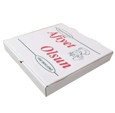Pizza Kutusu Beyaz 33x33 Cm - 1