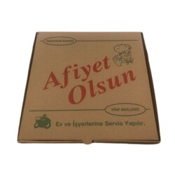 Pizza Kutusu Kraft 33x33 Cm - AMBALAJ SEPETİM