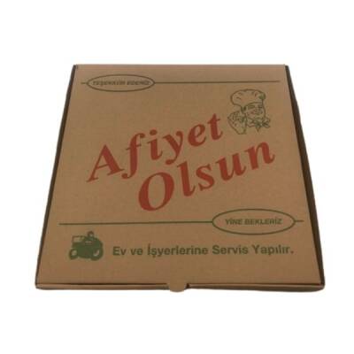 Pizza Kutusu Kraft 40x40 Cm - 1