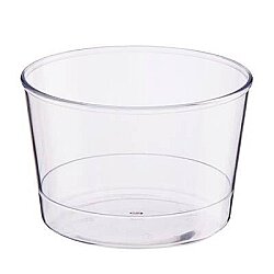 Plastik Tatlı Kabı 180 cc - AMBALAJ SEPETİM