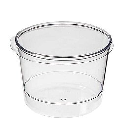 Plastik Tatlı Kabı Kapağı 180 cc - 2