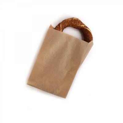 Şamua Kraft Kese Kağıdı Simit Boy 15x20x8 Cm - 2