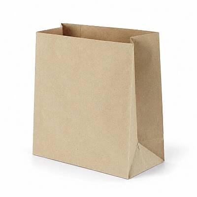 Sapsız Kraft Taşıma Torbası 22x28x11 Cm - 1