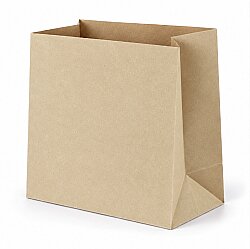 Sapsız Kraft Taşıma Torbası 27x29x16 Cm - AMBALAJ SEPETİM