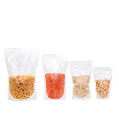 Şeffaf Kilitli Doypack 16x27x8 Cm 500 Gram - 2