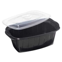 Sıcak Yemek Gıda Kabı 1000 gr (Isıya Dayanıklı) - 3